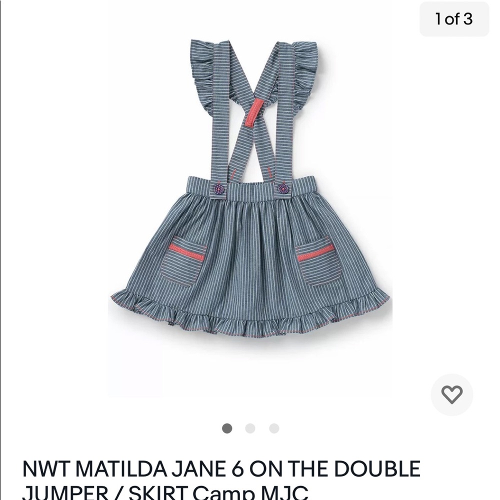Matilda Jane On the Double jumper skirt size 6 girls